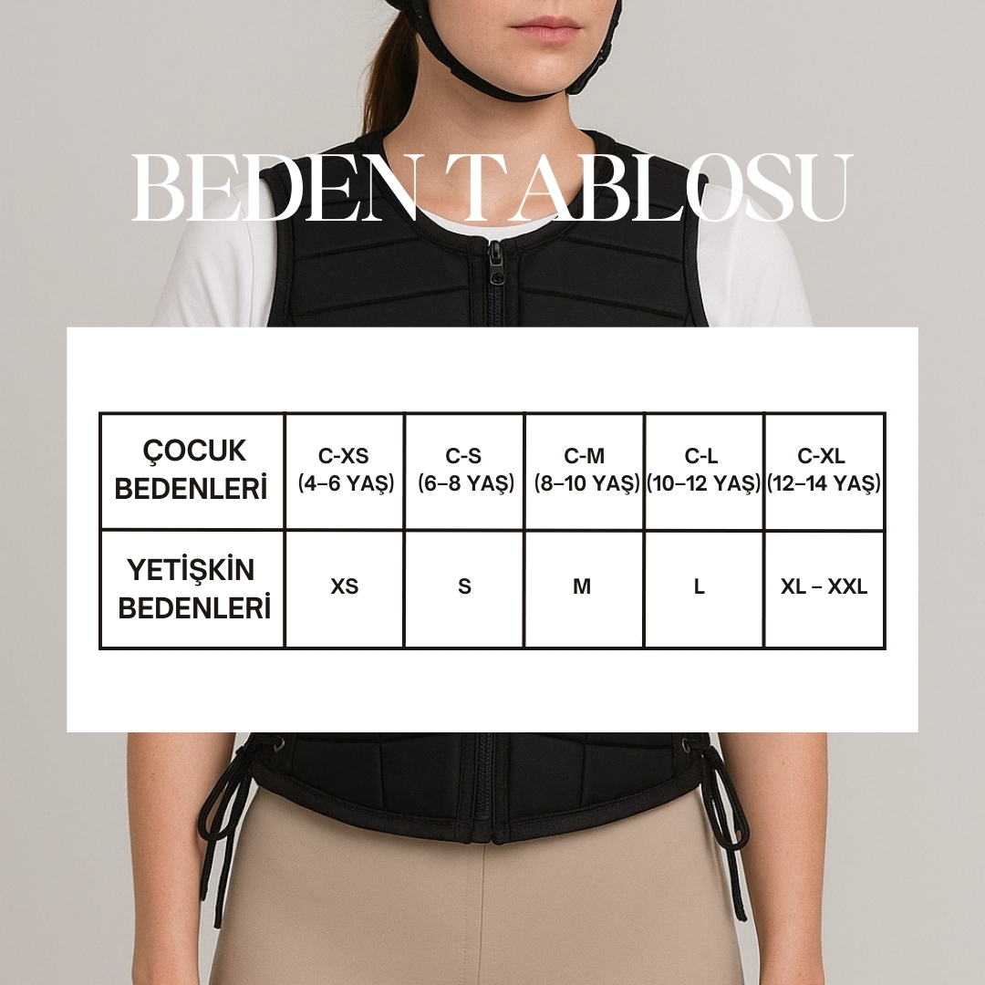 Ergonomik İpli Ayarlanabilir Binici Güvenlik Yeleği - Görsel 4